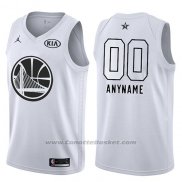 Maglia All Star 2018 Golden State Warriors Nike Personalizzate Bianco