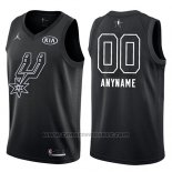 Maglia All Star 2018 San Antonio Spurs Nike Personalizzate Nero