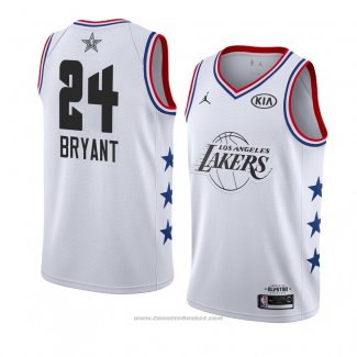 Maglia All Star 2019 Los Angeles Lakers Kobe Bryant #24 Bianco