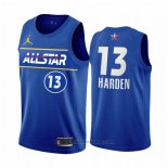 Maglia All Star 2021 Brooklyn Nets James Harden #13 Blu
