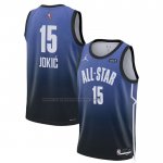 Maglia All Star 2023 Denver Nuggets Nikola Jokic #15 Blu