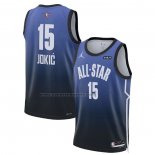 Maglia All Star 2023 Denver Nuggets Nikola Jokic #15 Blu