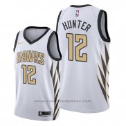 Maglia Atlanta Hawks De'andre Hunter #12 Citta Bianco