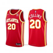 Maglia Atlanta Hawks John Collins #20 Icon 2020-21 Rosso