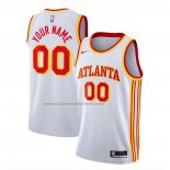 Maglia Atlanta Hawks Personalizzate Association 2020-21 Bianco