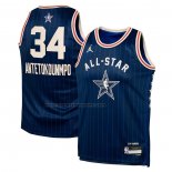 Maglia Bambino All Star 2024 Milwaukee Bucks Giannis Antetokounmpo #34 Blu