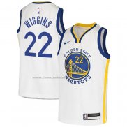 Maglia Bambino Golden State Warriors Andrew Wiggins #22 Association Bianco