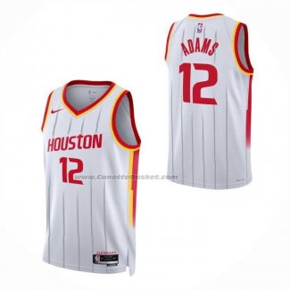 Maglia Bambino Houston Rockets Steven Adams No 12 Association 2026-27 Bianco