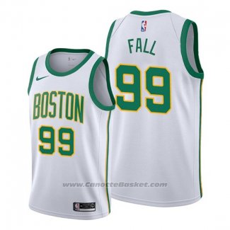 Maglia Boston Celtics Tacko Fall #99 Citta 2019-20 Bianco