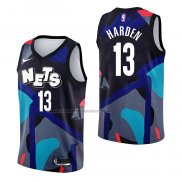 Maglia Brooklyn Nets James Harden #13 Citta 2023-24 Nero