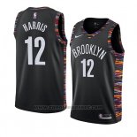 Maglia Brooklyn Nets Joe Harris #12 Citta 2019 Nero