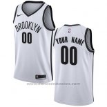 Maglia Brooklyn Nets Nike Personalizzate 17-18 Bianco