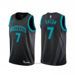 Maglia Charlotte Hornets Dwayne Bacon #7 Citta Nero