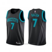 Maglia Charlotte Hornets Dwayne Bacon #7 Citta Nero