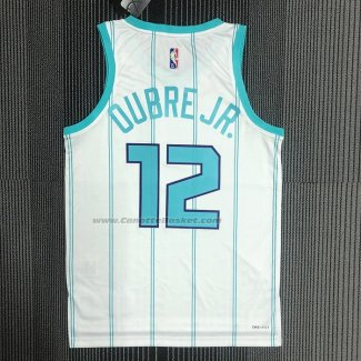 Maglia Charlotte Hornets Kelly Oubre JR. NO 12 Citta 2021-22 Blu