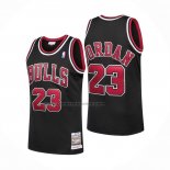 Maglia Chicago Bulls Michael Jordan NO 23 Mitchell & Ness 1997-98 Nero