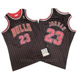 Maglia Chicago Bulls Michael Jordan #23 Mitchell & Ness Nero