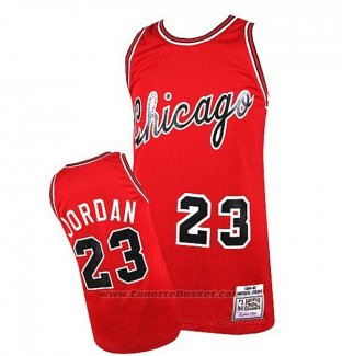 Maglia Chicago Bulls Michael Jordan #23 Retro 1984-85 Rosso