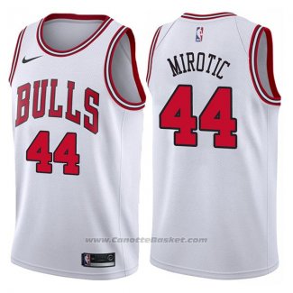 Maglia Chicago Bulls Nikola Mirotic #44 Association 2017-18 Bianco