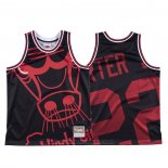 Maglia Chicago Bulls Otto Porter Jr. #22 Mitchell & Ness Big Face Nero