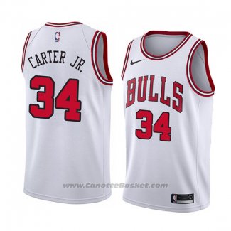 Maglia Chicago Bulls Wendell Carter Jr. Association #34 2018 Bianco