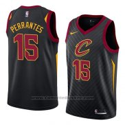 Maglia Cleveland Cavaliers London Perrantes #15 Statement 2018 Nero