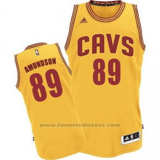 Maglia Cleveland Cavaliers Lou Amundson #89 2015 Giallo