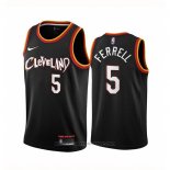 Maglia Cleveland Cavaliers Yogi Ferrell #5 Citta 2020-21 Nero