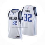 Maglia Dallas Mavericks Cooper Flagg No 32 Association 2025-26 Bianco