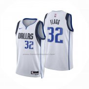 Maglia Dallas Mavericks Cooper Flagg No 32 Association 2025-26 Bianco