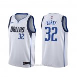 Maglia Dallas Mavericks Trey Burke #32 Association 2020 Bianco