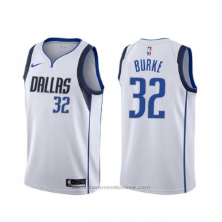 Maglia Dallas Mavericks Trey Burke #32 Association 2020 Bianco