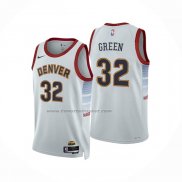 Maglia Denver Nuggets Jeff Green #32 Citta 2022-23 Bianco