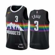 Maglia Denver Nuggets Torrey Craig #3 Citta Nero