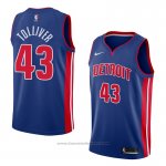 Maglia Detroit Pistons Anthony Tolliver #43 Icon 2018 Blu