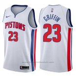 Maglia Detroit Pistons Blake Griffin #23 Association 2017-18 Bianco