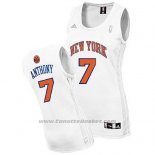 Maglia Donna New York Knicks Carmelo Anthony #7 Bianco