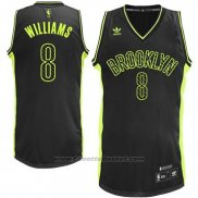 Maglia Elettricita Moda Brooklyn Nets Deron Williams #8 Nero