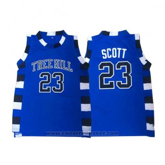 Maglia Film Tree Hill Nathan Scott #23 Blu