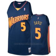 Maglia Golden State Warriors Baron Davis 2009-10 Hardwood Classics Blu