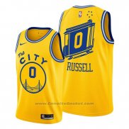Maglia Golden State Warriors D'angelo Russell #0 Hardwood Classics 2019-20 Or
