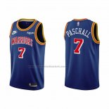 Maglia Golden State Warriors Eric Paschall NO 7 75th Anniversary Blu