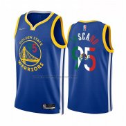 Maglia Golden State Warriors Juan Toscano-Anderson #95 Icon Royal Special Mexico Edition Blu