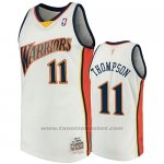 Maglia Golden State Warriors Klay Thompson 2009-10 Hardwood Classics Bianco
