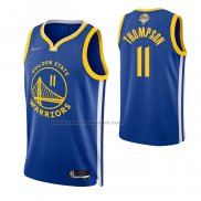 Maglia Golden State Warriors Klay Thompson #11 Icon 2022 NBA Finals Blu