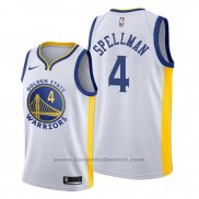 Maglia Golden State Warriors Omari Spellman #4 Association Bianco