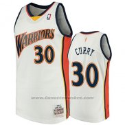 Maglia Golden State Warriors Stephen Curry 2009-10 Hardwood Classics Bianco