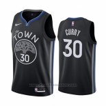 Maglia Golden State Warriors Stephen Curry #30 Citta Nero