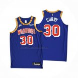 Maglia Golden State Warriors Stephen Curry #30 Classic 2021-22 Autentico Blu