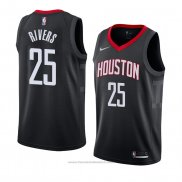 Maglia Houston Rockets Austin Rivers #25 Statement 2018 Nero